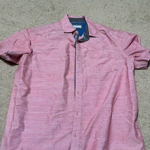 Men’s pink button down